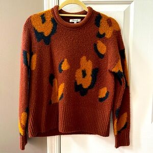 Madewell Leopard Pullover Sweater
